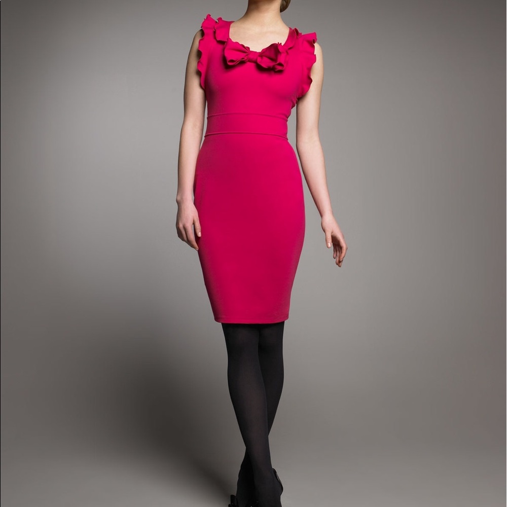 Red Valentino Fuchsia Jersey Dress